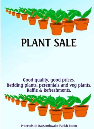 Plant Sale poster no date